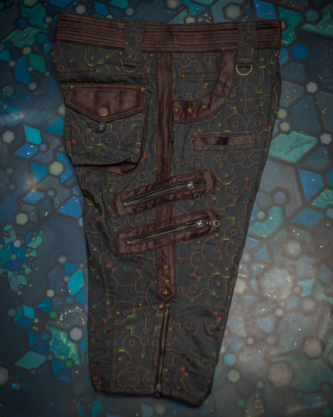Corsaire Men / Twill Fake Leather Patches - REBIRTH OF IKARO Forest